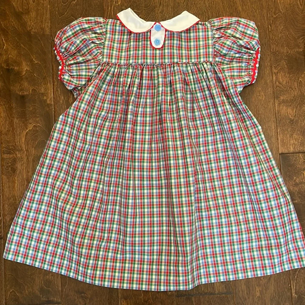 NWOT TBBC Mary Dal Dress (with bloomers) - Plaid size 6 price is firm